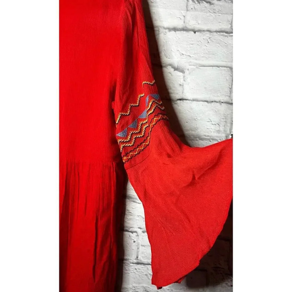 NWT Umgee red boho dress, size M. - Picture 6 of 10